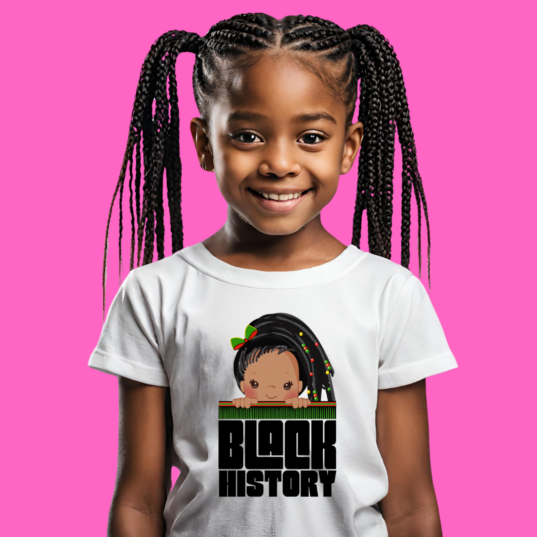 BLACK HISTORY BRAIDS TEE|BLACK GIRLS ROCK|BLACK GIRL MAGIC|TEES FOR BLACK GIRLS|AFROMATION TEES|BLACK GIRL TEES