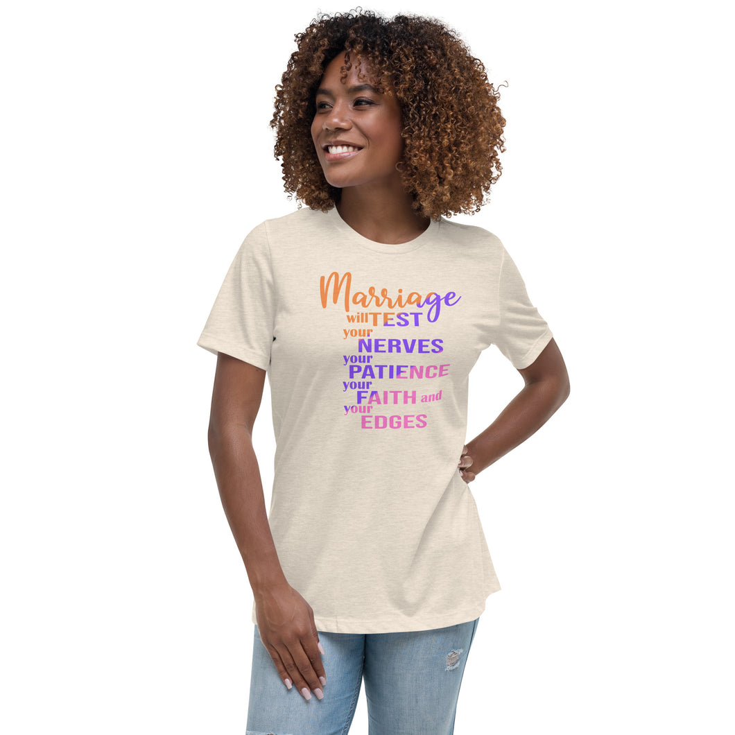 Marriage Test Ladies Relaxed T-Shirt