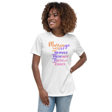 Load image into Gallery viewer, Marriage Test Ladies Relaxed T-Shirt
